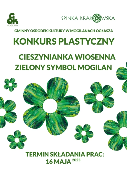 Cieszynianka wiosenna – zielony symbol Mogilan - konkurs plastyczny dla osób dorosłych