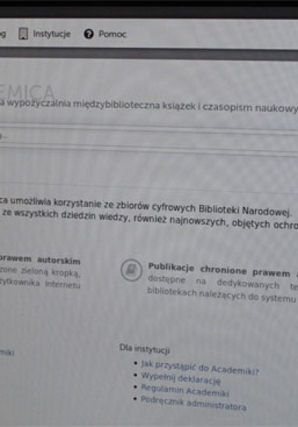 Cyfrowa Wypożyczalnia Publikacji Naukowych Academica