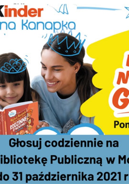 ,,Kinder Mleczna Kanapka. Przerwa na Wspólne Czytanie''