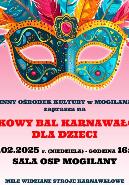 Bajkowy Bal dla dzieci