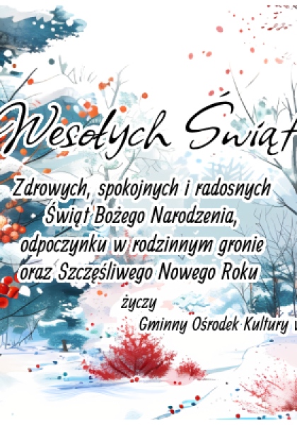 Życzenia bożonarodzeniowe