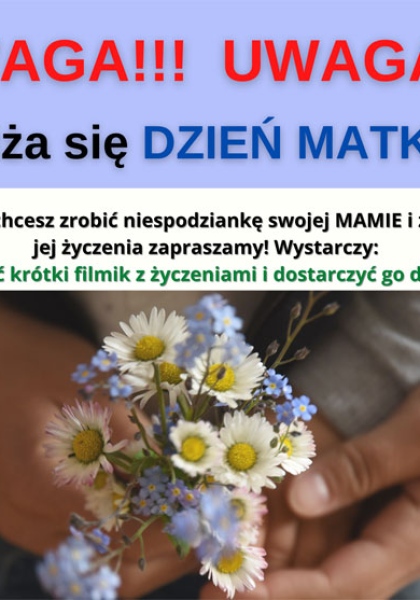 Życzenia z okazji Dnia Matki