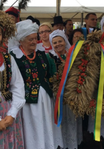 Dożynki Wojewódzkie w Radziszowie.