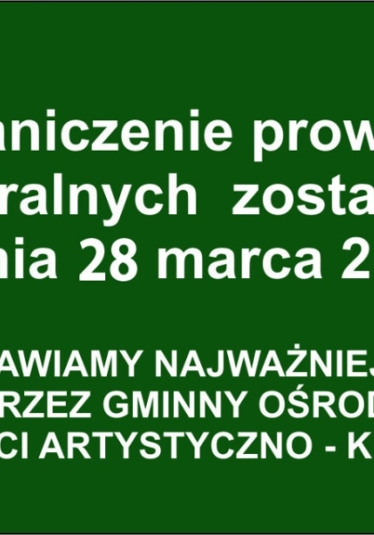 Działalność GOK-u