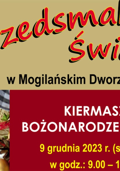 Przedsmak Świąt - kiermasz Bożonarodzeniowy