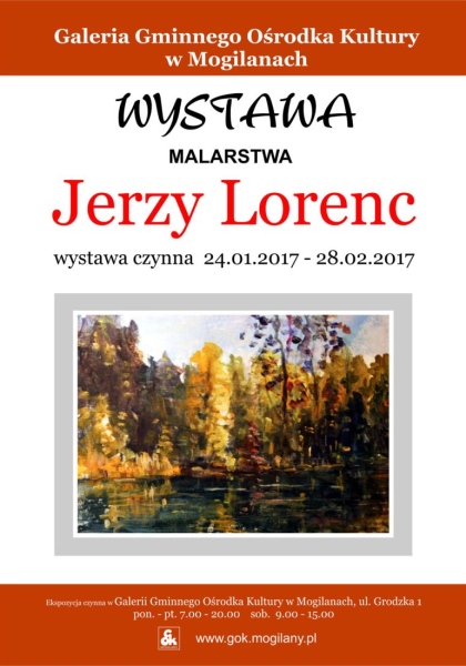  Wystawa malarstwa Jerzego Lorenca