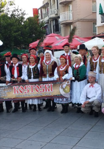 Zespół Regionalny ,,Mogilanie'' na Festiwalu w Macedonii.