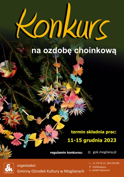 Konkurs ''Ozdoba choinkowa''