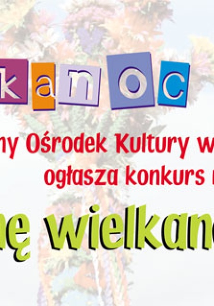 Konkurs na palmę wielkanocną