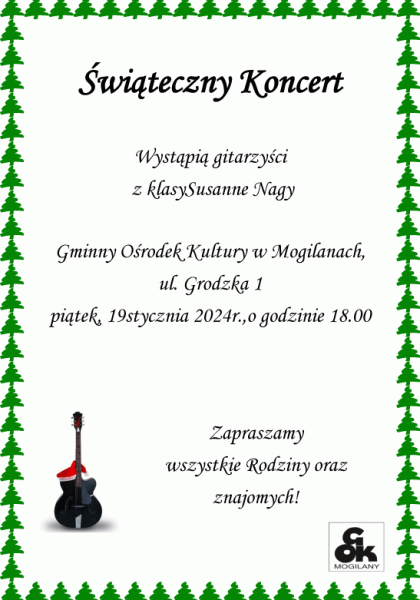 Świąteczny Koncert Ogniska Artystycznego 