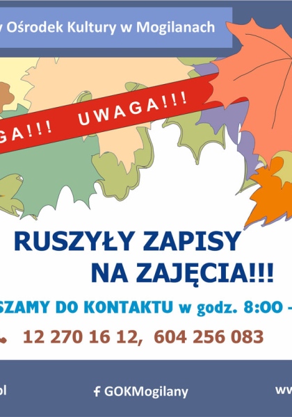 Oferta zajęć na rok kulturalny 2024/2025