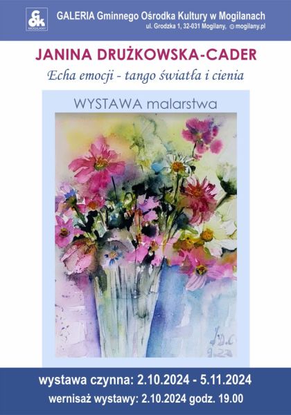 Janina Drużkowska-Cader - wystawa malarstwa