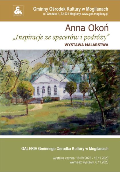 Wystawa malarstwa - Anna Okoń