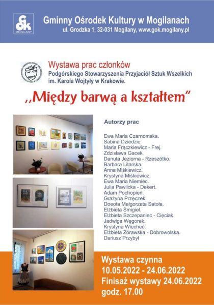 ,,Między barwą a kształtem''